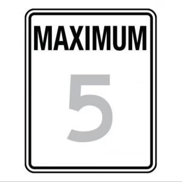 Accuform SPEED LIMIT SIGN MAXIMUM 30 in X FRR2045HP FRR2045HP - main